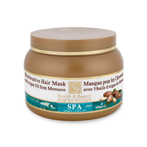 Máscara restauradora para el cabello con Aceite de Argán de Marruecos.